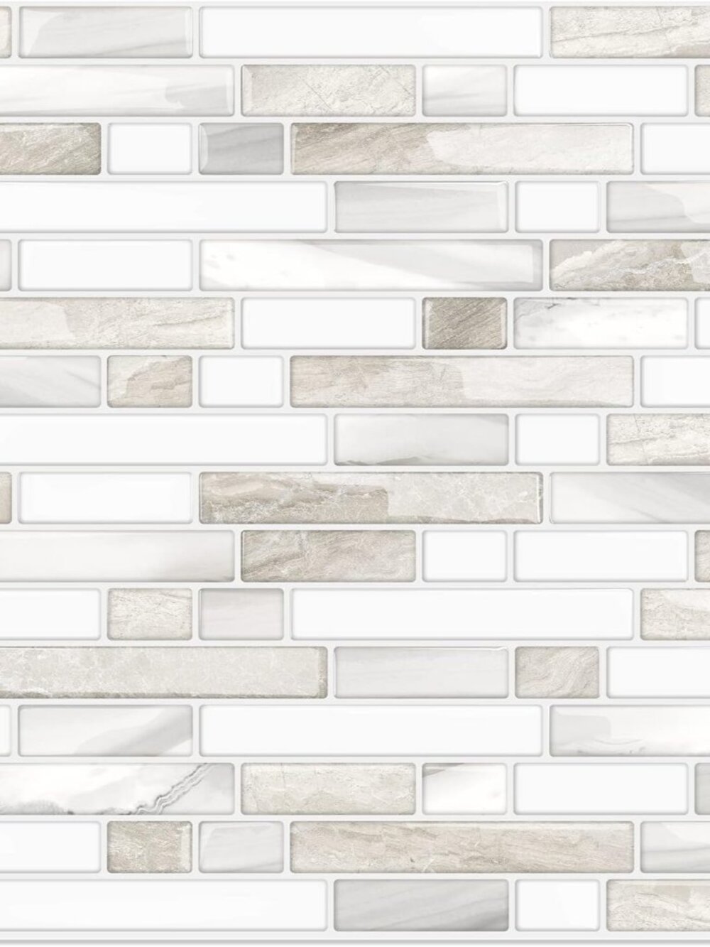 Peel and Stick Wall Tile Self-Adhesive Backsplash Thicker Design